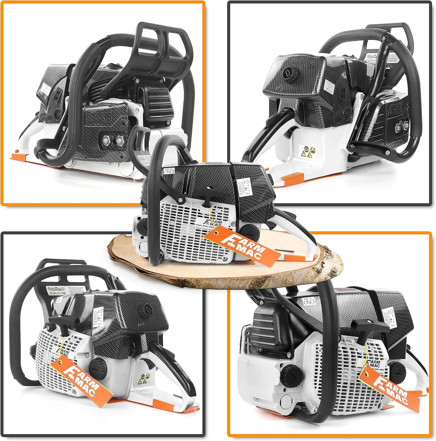 28 Inch Gas Chainsaw 92cc Chainsaw 2-Cycle Gasoline Power Chain Saws 5.2KW 6.4HP All Parts Compatible with MS660 G660 (With 28" Alloy Bar & Chain)