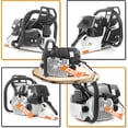 thumbnail image 5 of 25 Inch Gas Chainsaw 92cc Chainsaw 2-Cycle Gasoline Power Chain Saws 5.2KW 6.4HP All Parts Compatible with MS660 G660 (With 25" Alloy Bar & Chain), 5 of 12