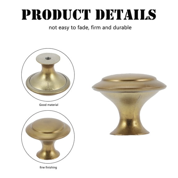 WHAMVOX  10 Pcs Satin Nickel Cabinet Handles Kitchen Knobs Decorative