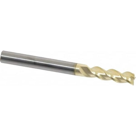 

Accupro 3/16 5/8 LOC 3/16 Shank Diam 2 OAL 3 Flute Solid Carbide Square End Mill Single End ZrN Finish Spiral Flute 40° Helix Centercutting Right Hand Cut Right Hand Flute