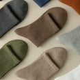 thumbnail image 3 of TELOLY 6Pairs Mens Ankle Socks9-13Mens Ankle Socks Size 9-11 Men's Socks ,Colormixing1, 3 of 4