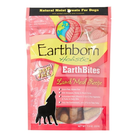UPC: 0034846722017 | Earthborn Holistic Grain-Free Earthbites Natural Lamb Dry Dog Treats 7.5 oz