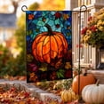 thumbnail image 5 of Fall Floral Garden Flag, Autumn Harvest Flower Yard Flag, Thanksgiving Seasonal Decor, Single‑Sided Printed Flag for Outdoor Porch Patio Lawn Yard Home Decoration, 5 of 6