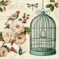 thumbnail image 3 of Audit, Lisa 20x20 Black Modern Framed Museum Art Print Titled - Free as a Bird I, 3 of 5