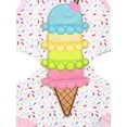 thumbnail image 4 of Sedceaty Baby Girl One Piece Swimsuit Swimwear Toddler Ice Cream Bikini Bathing Suit Sunsuit Rash Guard, 4 of 6