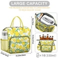 thumbnail image 5 of Insulated Lunch Bag Women, Leakproof Large Lunch Box, Reusable Lunch Cooler Bag with Adjustable Strap, Lunch Tote Bag for Work Women,Lemon Print Lunch Tote Bags Gifts for Woman, Mom, 5 of 6