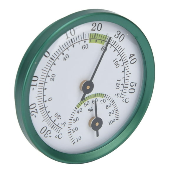 LAFGUR Temperature Humidity Meter Mini Wall Hanging Thin Transparent Dial Large Screen Temperature Humidity Tester,Temperature Humidity Tester,Temperature Humidity Meter