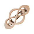 thumbnail image 2 of Hairpin Cross Spring A - French Barrette Clips Flat Plastic Decorative Strong Hold Grip Barrette Hair Clips Elegant Retro Strong Hold Hair Accessories for Women, Back to School, We Makeup Organizers, 2 of 9