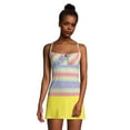 thumbnail image 3 of Lands' End Women's Chlorine Resistant Tie Front Underwire Tankini Top Swimsuit Adjustable Straps, 3 of 3