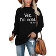 thumbnail image 2 of Babysbule Womens Long Sleeve Tops Women Plus Size Long Sleeve Letter Printed Tops Tee T-Shirt Blouse, 2 of 4