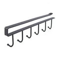 thumbnail image 2 of CNKOO Multi-Function Under The Closet Hanging Kitchen Metal Hook Organizer Shelf Wardrobe Coffee Cups Holder  Gold, 2 of 6