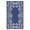 Navy/White, variant on HIWEAVER Sage Green 9'x 18' Outdoor Rug PP Plastic Straw Woven Waterproof Patio Rug with Floral Border Portable Outside Carpet for Balcony Deck Picnic Garden Decor