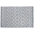 thumbnail image 1 of Handwoven Diamond Rug 20" X 32" Grey, 1 of 3