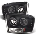 thumbnail image 2 of AKKON - For 99-04 Ford F-Series SuperDuty Black Smoke Dual LED Projector Headlights Replacement Pair + Tail Lamp, 2 of 7