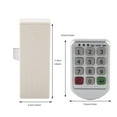 thumbnail image 4 of Digital Cabinet Lock, Electronic Lock, Simple Installation Electronic Door Lock Office Cabinets For Lockers, 4 of 8