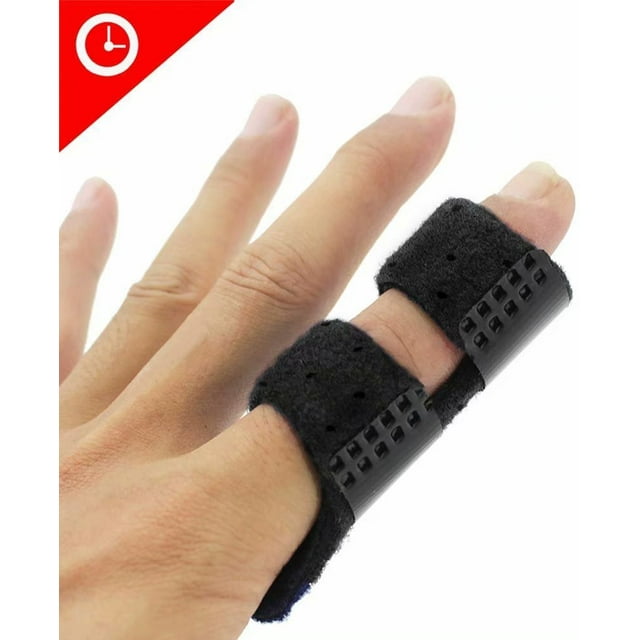 Attelle de Doigt, Attelle de Doigt Rose avec Soutien Rigide pour Immobiliser l'Articulation du Doigt et Soulager la Douleur pour Doigt à Ressort, Arthrite