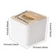 thumbnail image 3 of Funda para caja de pañuelos Avdjesfny, soporte para pañuelos y toallas desechables, funda cuadrada para caja de pañuelos, ideal para sala de estar, baño y oficina., 3 of 6