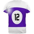 thumbnail image 2 of Halloween Billiard Pool Ball Twelve Costume All Over Mens T Shirt Multi X-LG, 2 of 2