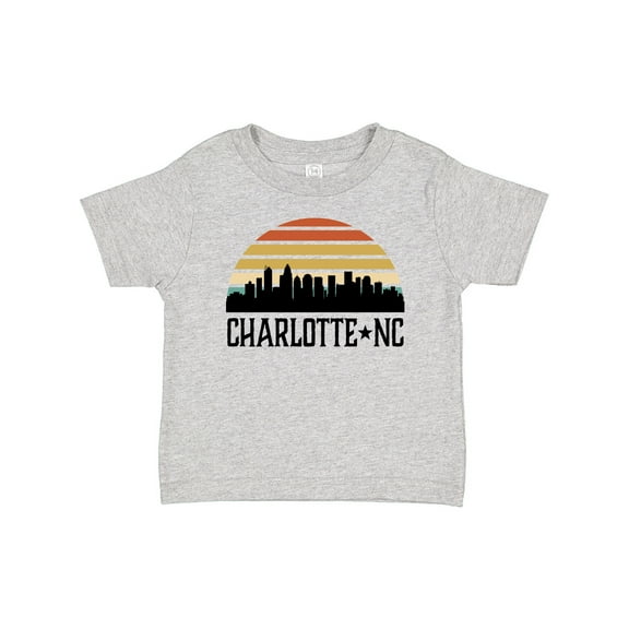 Inktastic Charlotte North Carolina Skyline Boys or Girls Baby T-Shirt