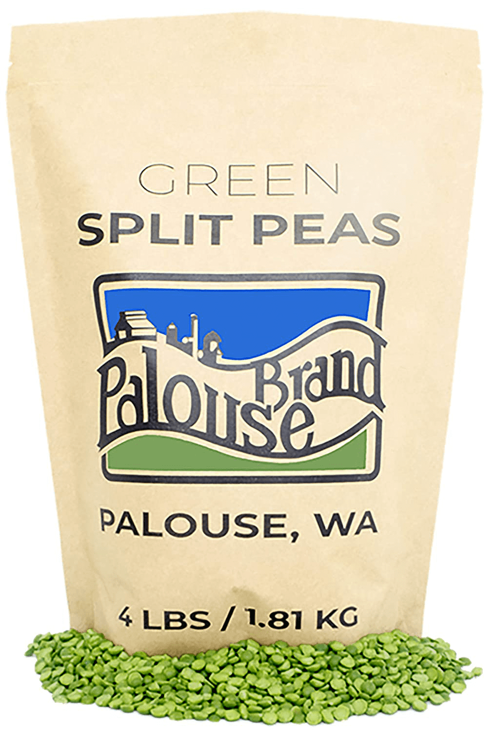 NonGMO • Green Split Peas • 4 lbs • Palouse Brand • USA Grown • Kosher
