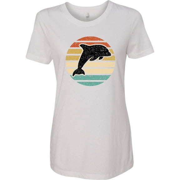 Inktastic Dolphin Cute Beach and Vacation Women's T-Shirt