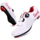 thumbnail image 1 of Zapatillas de ciclismo para mujeres y hombres, zapatillas de ciclismo SPD de carretera con cordones giratorios con aspecto SPD compatible, zapatillas de pelotón con tacos para montar en bicicleta Delt, 1 of 4
