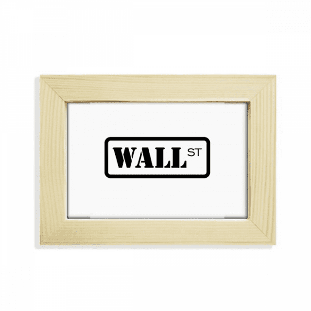 Financial Transaction Center Securities Desktop Decorate Photo Frame Picture Art Painting 5x7 inch