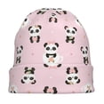 thumbnail image 7 of Rocae Cute Kawaii Panda for Beanies Hats for Men Women Warm Chunky Knit Hats Winter Adult Milk Silk Knitted Beanie, 7 of 7