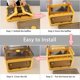 thumbnail image 5 of Cajas de Almacenamiento,1pcs Caja de Almacenamiento de Plástico Apilable Plegable,47.5*35.5*24cm Cubo de Almacenamiento Plegable,Guardar Juguetes Ropa Calcetines,para Cocina,Baño,Sala de Estar,Picnic, 5 of 7