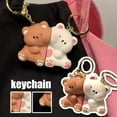 thumbnail image 2 of QHUDLV Cartoon Bear Magnetic Keychain – Couple Gift – Small Pendant, 2 of 8