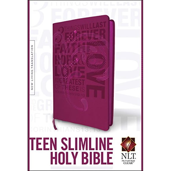 Pre-Owned NLT Teen Slimline Bible: 1 Corinthians 13 Paperback - USED