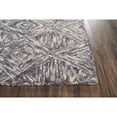 thumbnail image 4 of Nourison Linked 2'3" x 7'6" Charcoal Modern Indoor Rug, 4 of 8