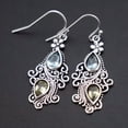 thumbnail image 4 of K-KED 925 Silver Ear Hook Boho Drop Dangle Earrings Women Wedding Delicate Jewelry Gift A Pair-#8, 4 of 8