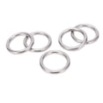 thumbnail image 2 of QIILU Stainless Steel Round Rings, Durable Seamless Welding O Ring For Sailing For Yoga Rings, 2 of 8