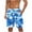 Sky Blue, variant on Vhkiploz Swimming Trunk for Men's Printed Pull-On Elastic Waist Drawstring Boys Short Casual Training Active Workout Vacation Beach Pants with Pockets Multicolor S