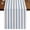 Blue, variant on Red Striped 36 Inch Table Runner, Rustic Red Stripe Modern Art Beige Farmhouse Dresser Scarf Cotton & Linen Tablerunner for Dining/Kitchen Island/Holiday Party Décor Small 13" x 36"