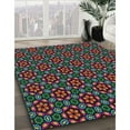 thumbnail image 2 of Ahgly Company Indoor Rectangle Patterned Forest Green Novelty Area Rugs, Swatch Sample, 2 of 6