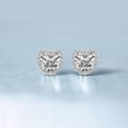 thumbnail image 3 of Diamond Stud Earring | 2 Carat IGI Certified Heart Shape Lab Grown Diamond Stud | 14K in Yellow Gold | Solice Lab Diamond Halo Stud Earrings | Prong Setting | FG-VS1-VS2 Quality | Friendly Diamonds, 3 of 5
