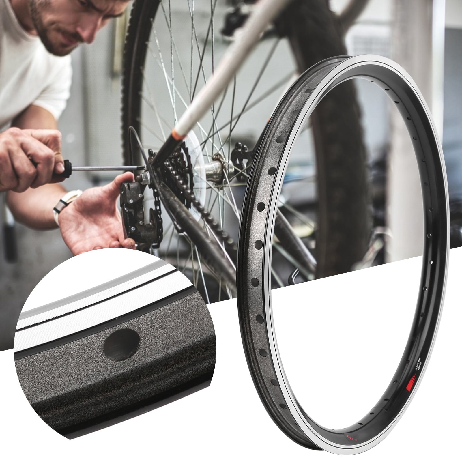 Double Rims Aluminum Alloy Bicycle Rim Bicycle Wheel Rim Bicycle Rim 20 Inch Mountain Bike Aluminum Alloy Double Rims Bicycle Wheel 36 Holes Parts Walmart