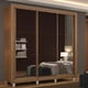 thumbnail image 1 of Ropero Closet Madesa Mônaco 3 Puertas con Espejos y Pies, 1 of 5