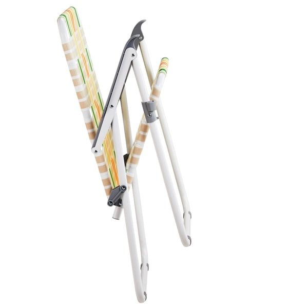 Alvantor 2 Pack Folding Beach Chair with Webbed Seat Steel Frame Armrests Yellow Green