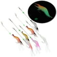thumbnail image 4 of 7Pcs High Simulation Soft Luminous Artificial Shrimp Lure Bait Fishing Tackle with Hook, 4 of 14