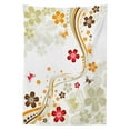 thumbnail image 3 of Ambesonne Floral Tablecloth Rectangular Table Cover, Swirling Florets Botany, 52"x70", Multicolor, 3 of 4