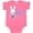 Hot Pink, variant on Inktastic My 1st Easter with Bunny and Easter Basket Girls Baby Bodysuit