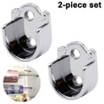 thumbnail image 3 of 2 Pcs Support de Tringle de Garde-Robe Tube de Support Rond, 3 of 3