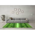 thumbnail image 3 of Ahgly Company Indoor Rectangle Abstract Green Modern Area Rugs, 5' x 8', 3 of 4