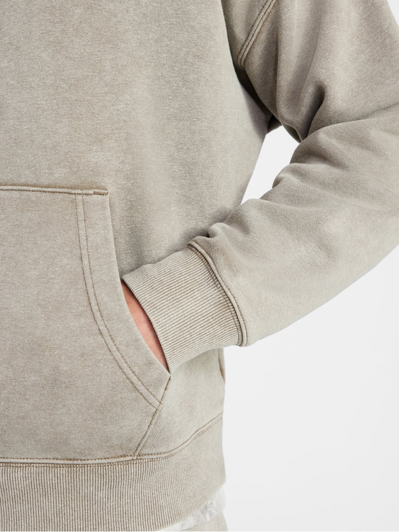 No Boundaries Oversized Hoodie with Long Sleeves, Men's XS-4XLT