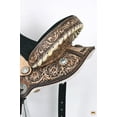 thumbnail image 6 of 14 In Flex Tree Western Horse Saddle American Leather Trail Barrel Racing By Hilason, 6 of 7