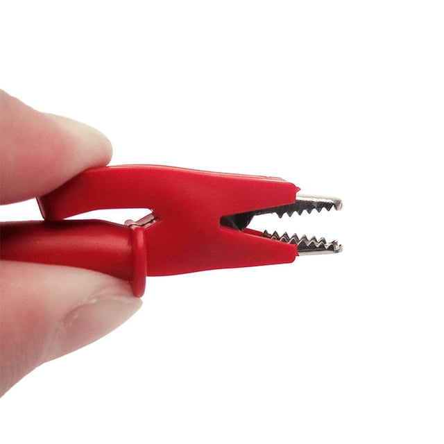 Conector banana a pinza de Sonda de prueba Soledad 15 Uds Cable de Ambre Multímetro