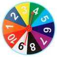 thumbnail image 1 of KAKOWELY Roue de Prix Fête Bricolage Roue de Prix Jeu Roue de Prix Chance Roue de Prix Bricolage Accessoire de Jeu Fortune Roue de Prix 7.87"X7.87"X0.39 Pouces, 1 of 4